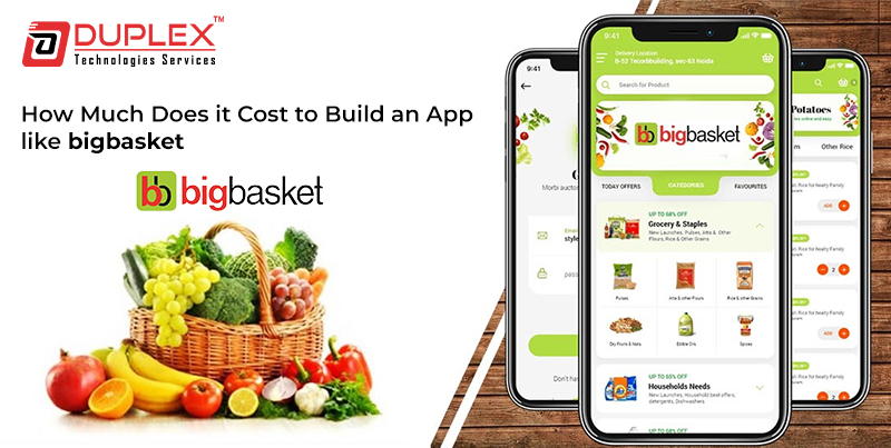 Cost To Build An App Like Big Basket Grocery Delivery App